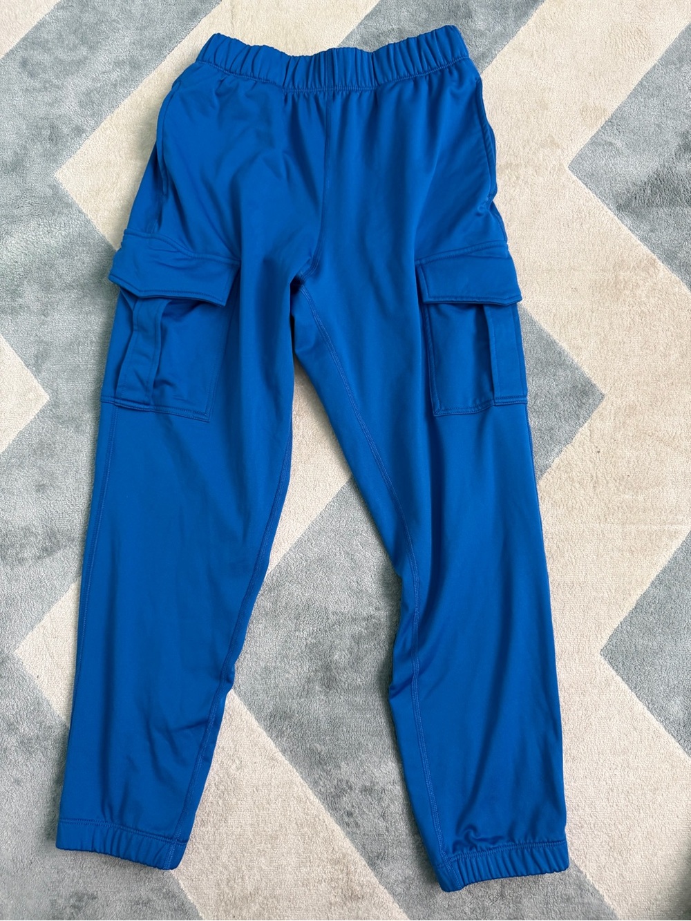 Boys Hanna Andersson Cargo Sport Pants Blue Size 150